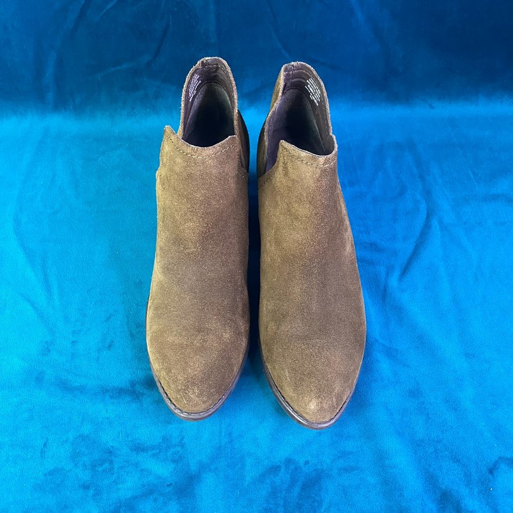 Steve Madden Adelphie Suede Boots Green - Picture 4 of 10